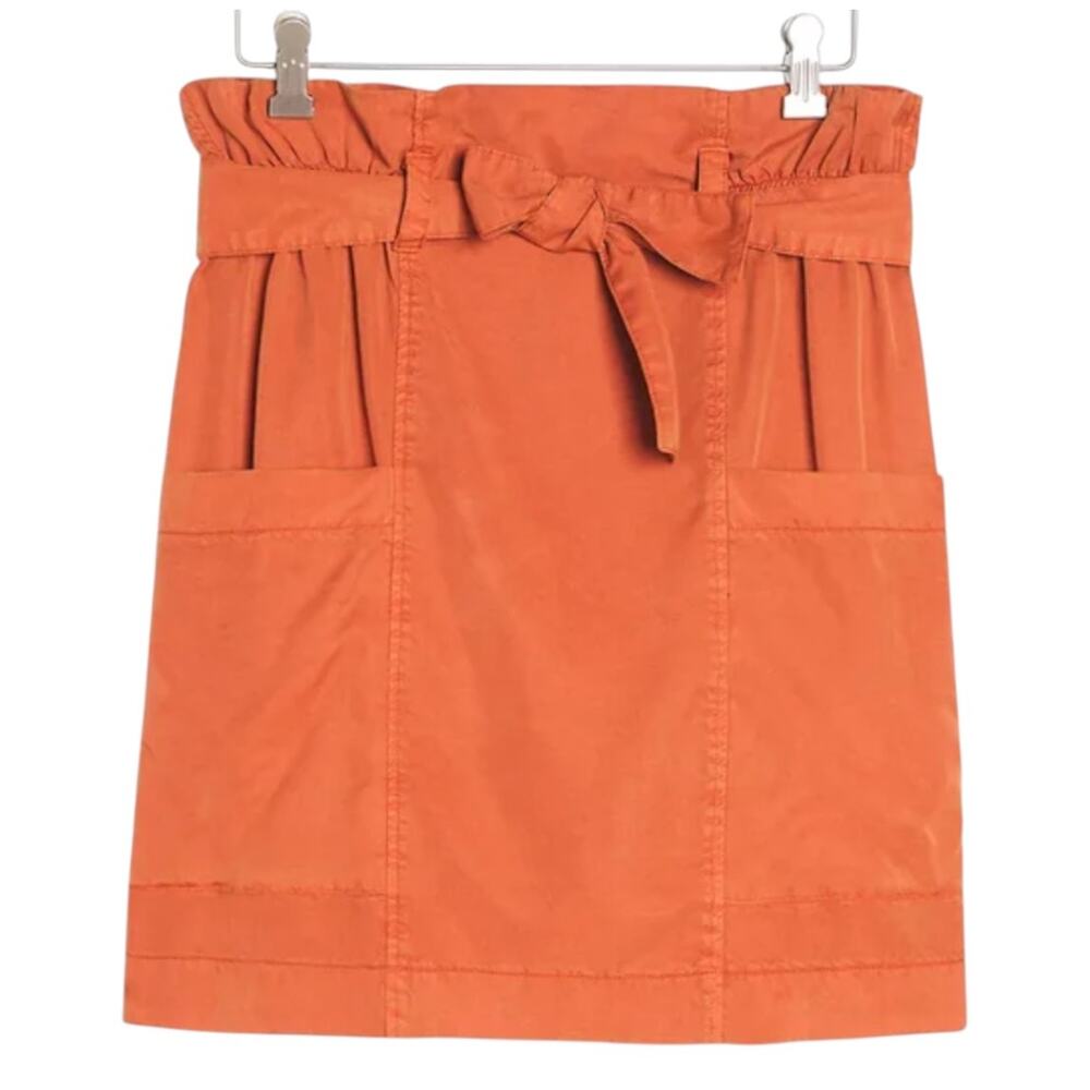 Anthropologie Nantes Mini Skirt Orange Size XL NWT - Picture 3 of 4
